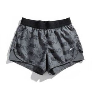 Nike Women's Black and Gray Athletic Shorts